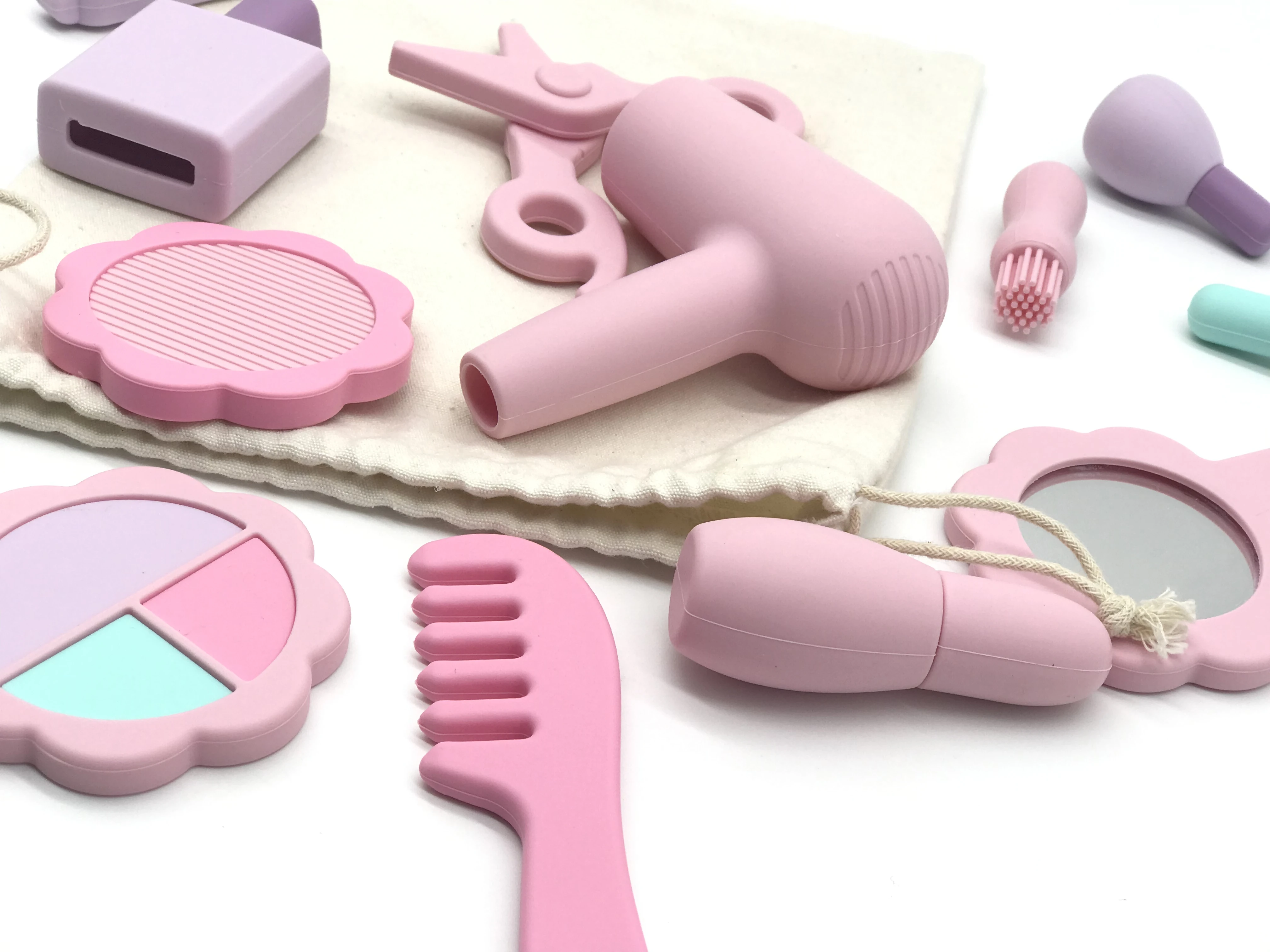 Hot Selling Kids 9PC Dummy Makeup Kits, Washable Toddler Pretend Dressing Playing Set Accessories, Best Party Favors Toys