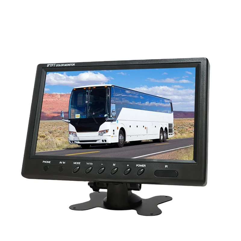 9' tft Lcd Digital Reverse Rear View Monitor Hd Color Screen 9 Inch Screen  Vehicle Monitor For Forklift Bus
