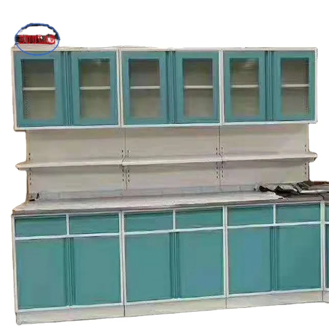 Wholesale Hospital Medical Dental Furniture Cabinet With Rack