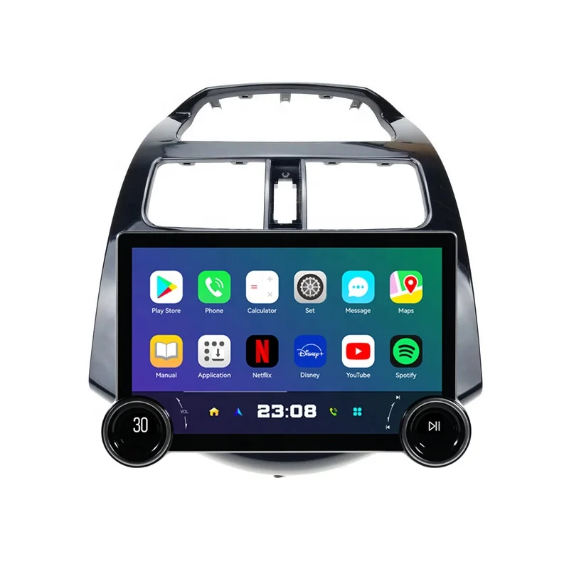 Универсальный автомобильный Android 11 5 дюймов сенсорный экран 2000*1200 автомобильное радио мультимедийный GPS Wi-Fi Carplay для Chevrolet Spark 2011-2014