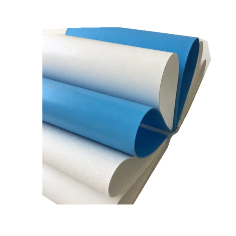 Popular Tpo Roofing 1.2mm to 2mm Waterproof Membrane Pvc Blue Sheet for Waterproofing