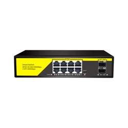 Hot selling OEM/ODM high quality 8 port fiber gigabit poe switch for HD CCTV system