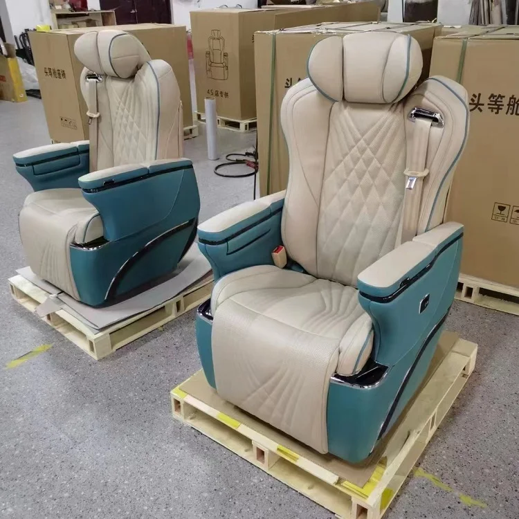 Ventilation And Heating Function Comfortable Leather Cover Air Suspension Seat for Bus Tour Seat Heavy Duty Truck Seat