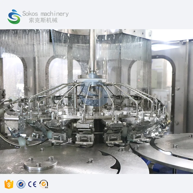 Sokos Automatic beverage bottle filling machine liquid mineral water