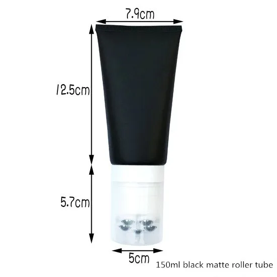 150g 200g Massage slimming 5 roller cream tube cosmetic plastic tube