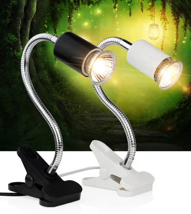 Turtle tanning bent long lamp uva + uvb full spectrum sun lamp pet insulation crawler heating lamp 110V