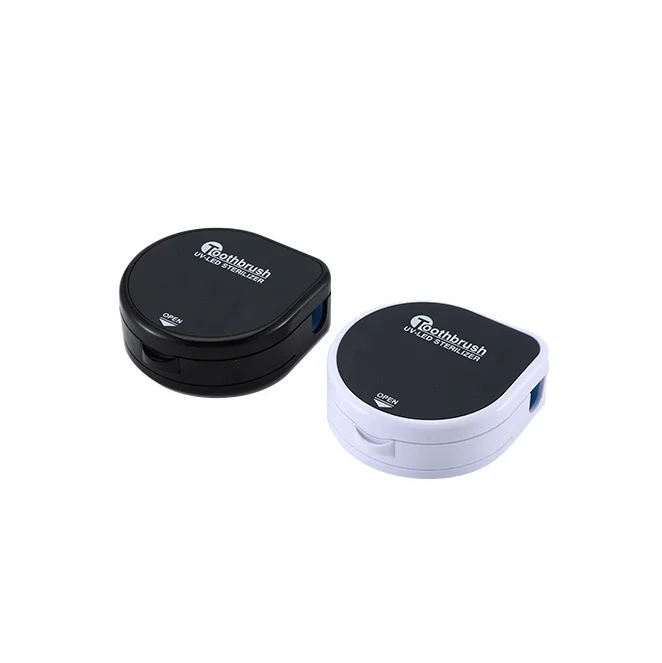 Mini Portable Toothbrush Sterilizer Box 2PCS AAA Batteries Design