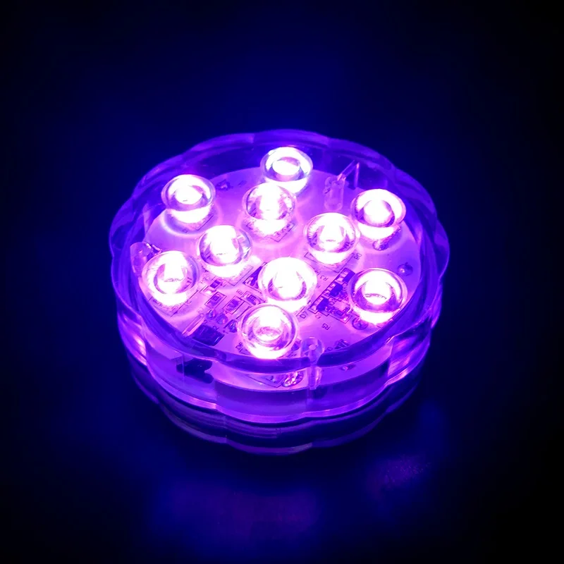 RGB Submersible LED Disco Light Glow Show Swimming Pool Hot Tub Spa Lamp Bath Light