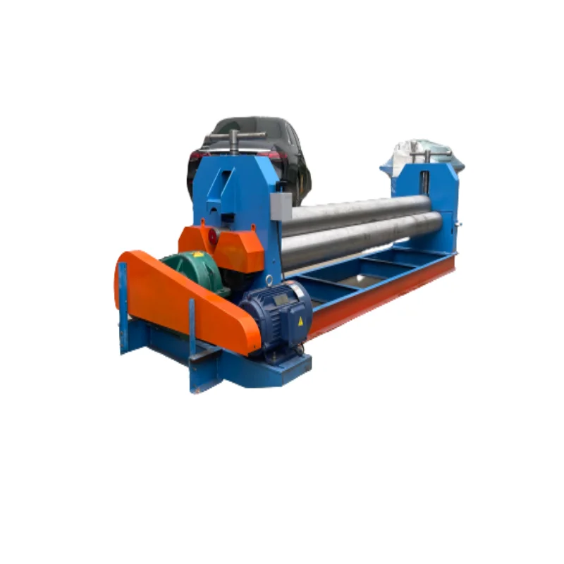electric 3 rollers type metal roller plate rolling machine 1000mm for rolling