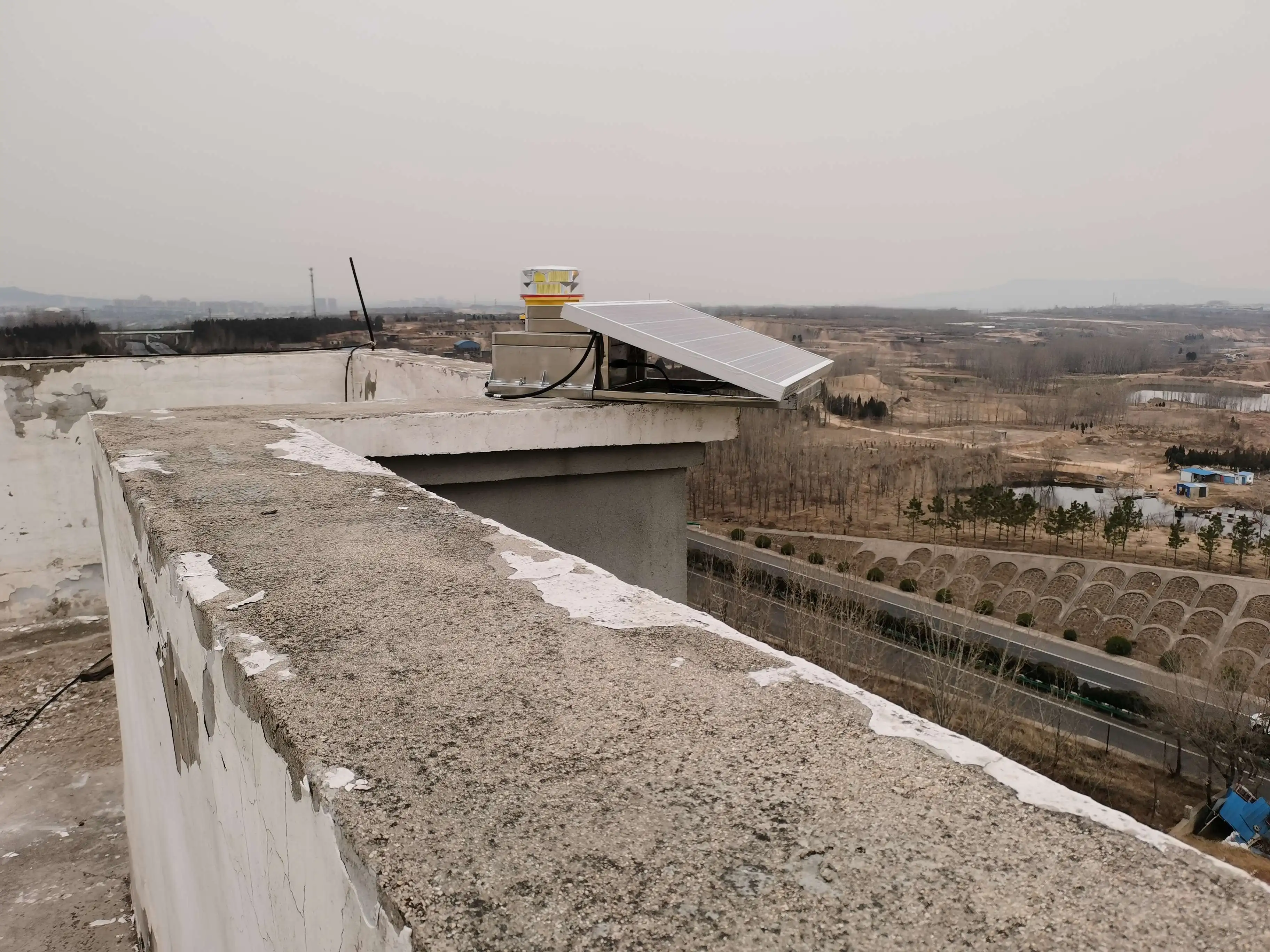 Tower marking light ICAO FAA L864/865 Medium intensity type A white flashing GPS synchronization aviation obstruction Light