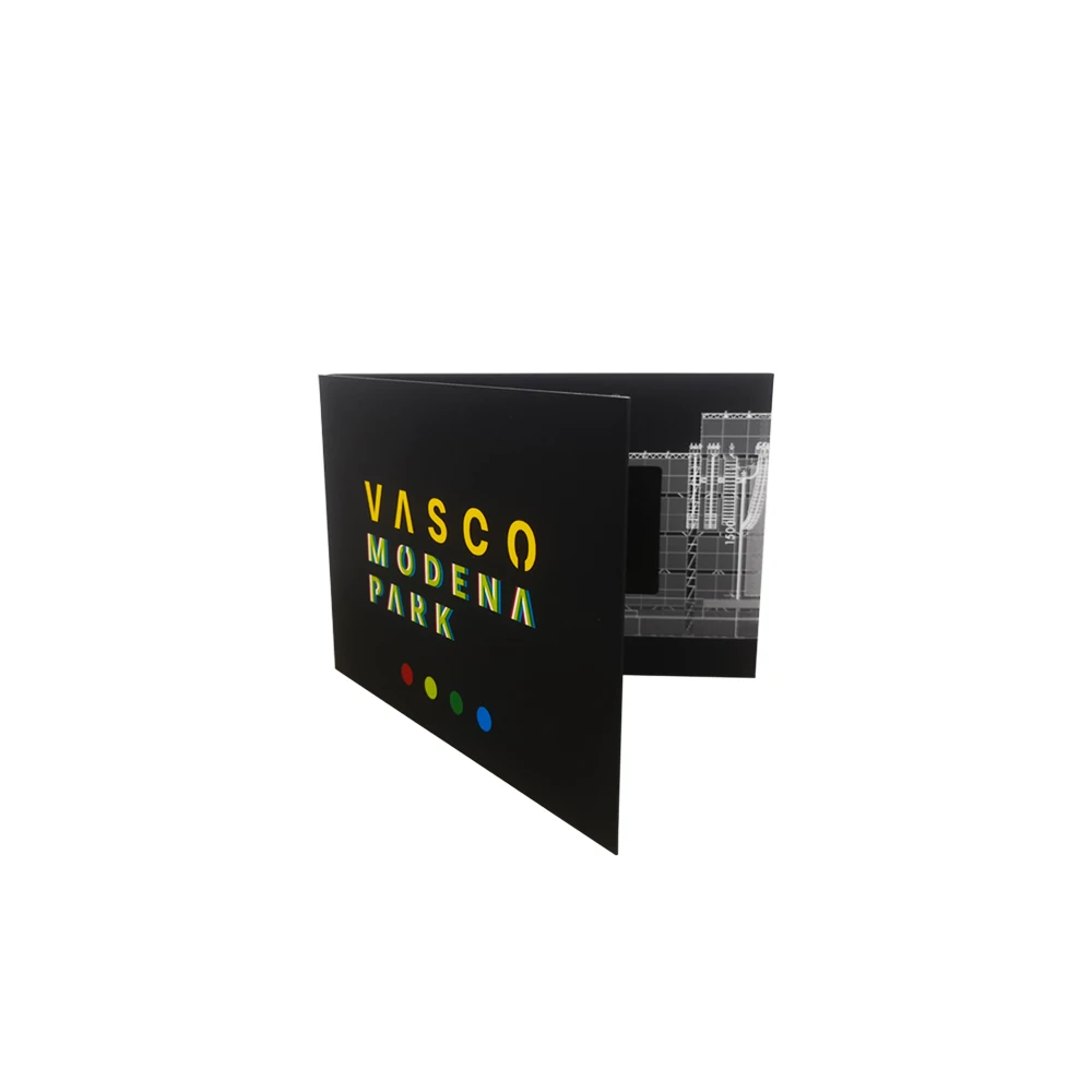 magnet switch control display video brochure 2.4 blank greeting video card