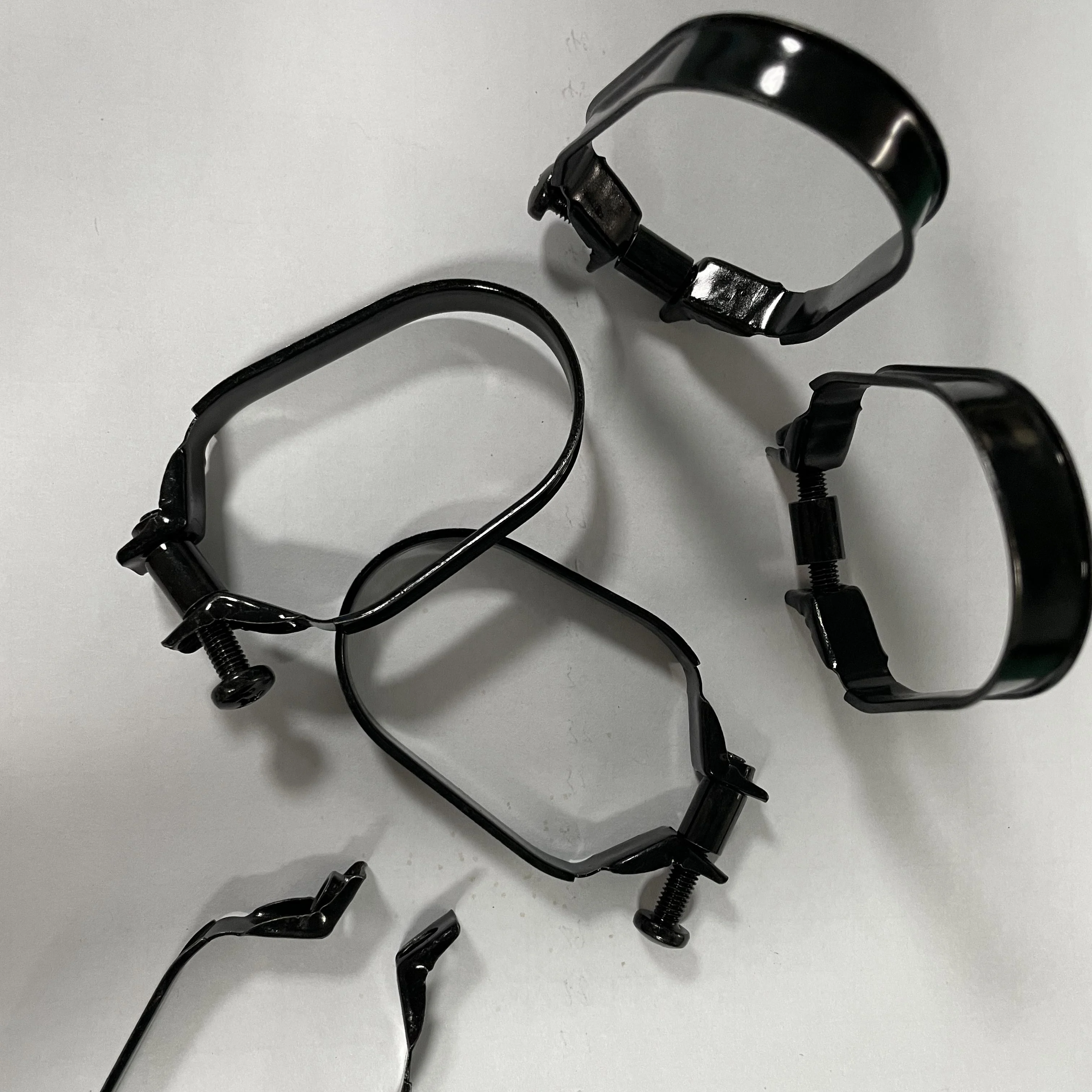 Oval Air Filter Hose Clamps for Car  Adjustable Hose Clamp Carb Joint Clamp for Vintage Motorcycle