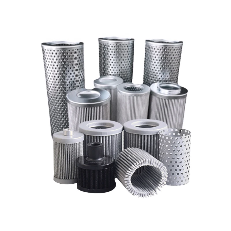 Good Quality Strong Fiber Material Oil element Filter Cartridge Metal Mesh Excavator Hydraulic Filters