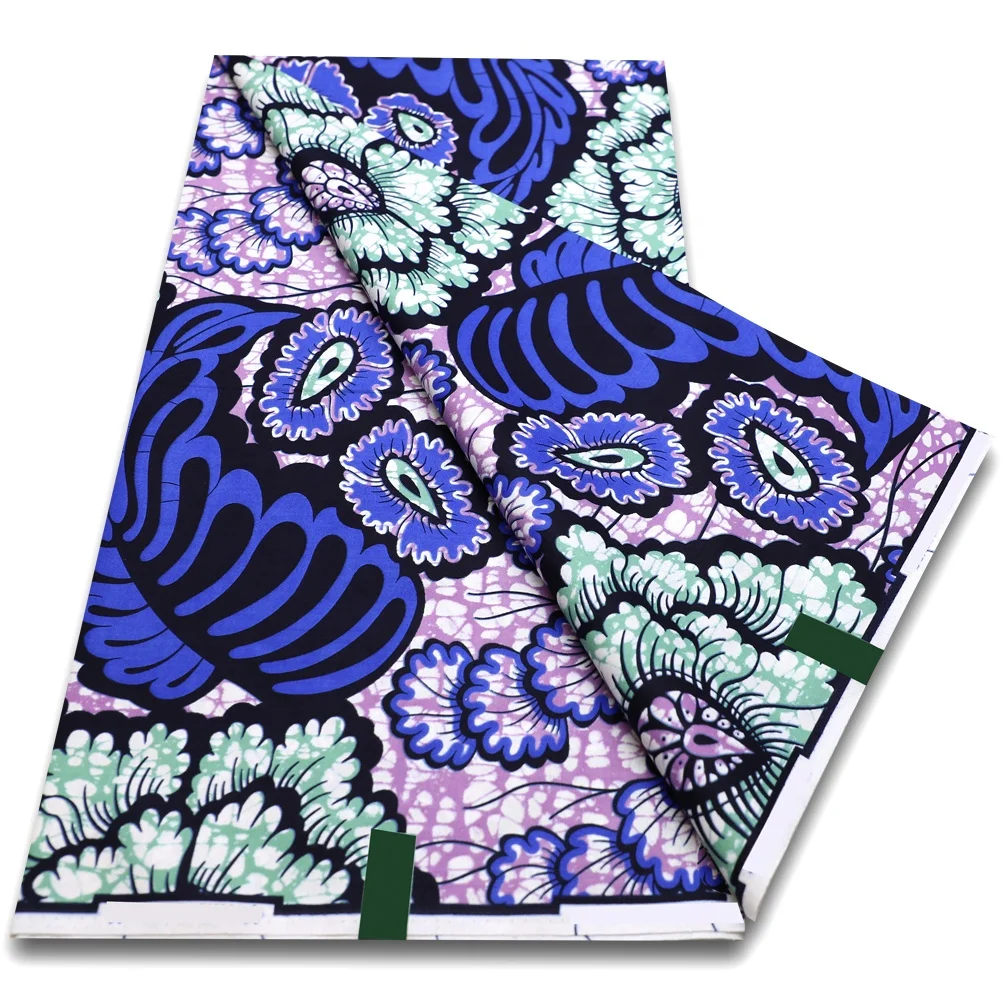 African Wax Print Fabric Africa Design Capulana Ankara Pagne Batik Nigeria Wax Fabrics