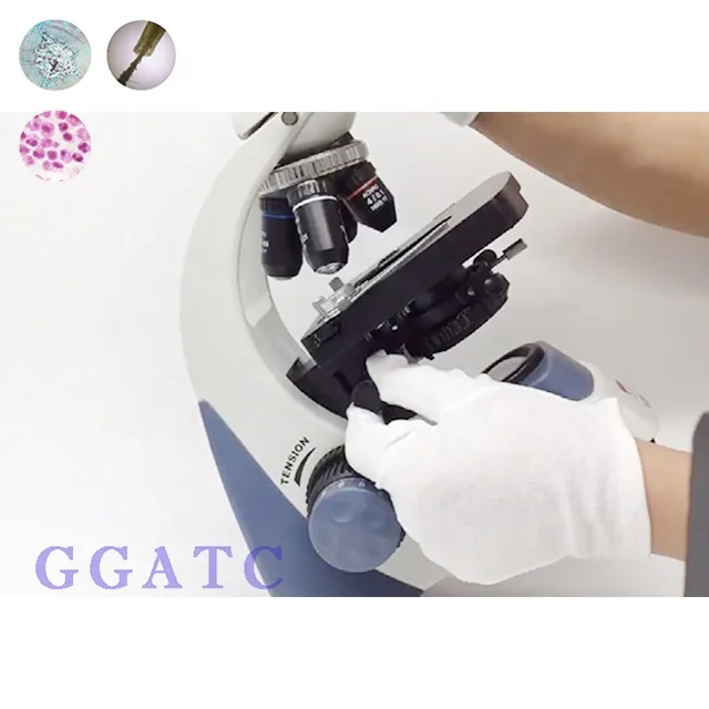 Quality microscope for the laboratory teaching objective lens microscope