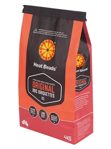 New big size BBQ briquette charcoal bag 5kg 4kg packaging bag factory free samples kraft material