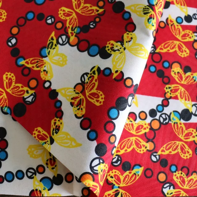 Africa 100% Polyester Animal Stamp Patterns Custom Designed in Wax Printed Cloth