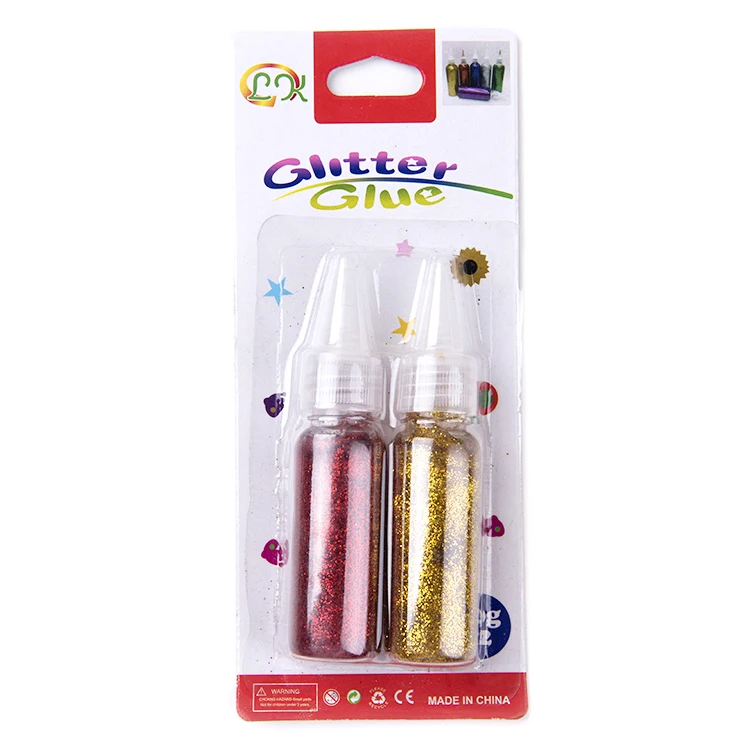 High Quality School Children DIY Craft Glitter Glue Non-toxic Art Glitter Glue Set For Drawing