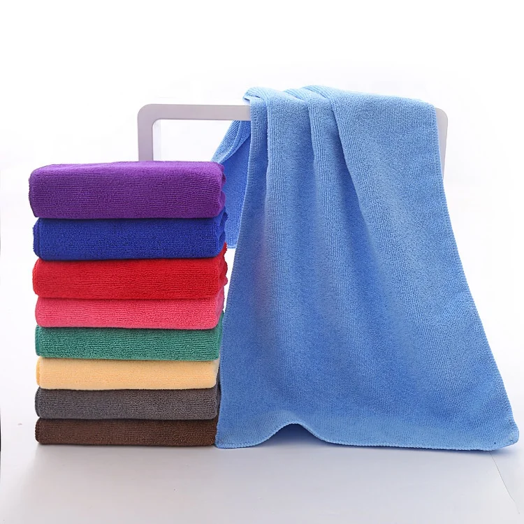 decai textile wholesale warp knit microfiber face towel soft salon towel microfiber hair drying towel 35x75