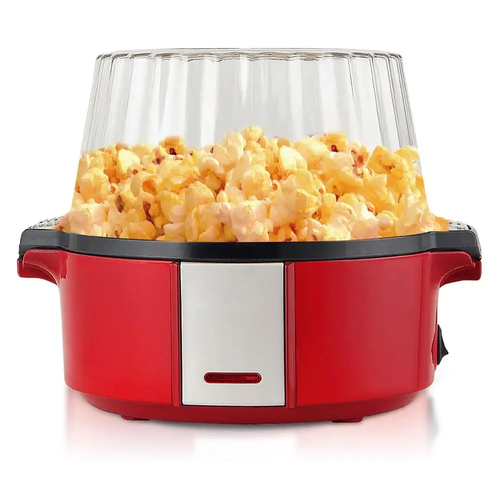 Portable New Design Electric Home Popcorn Maker Machine Quick Heat Technology Stirring Popcorn Maker