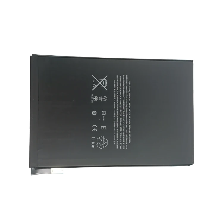 Original 100% Capacity Battery for iPad Mini 2 3 iPad Mini 4 5 Batterie Lithium ion 5124mAh Surface Tablet Battery