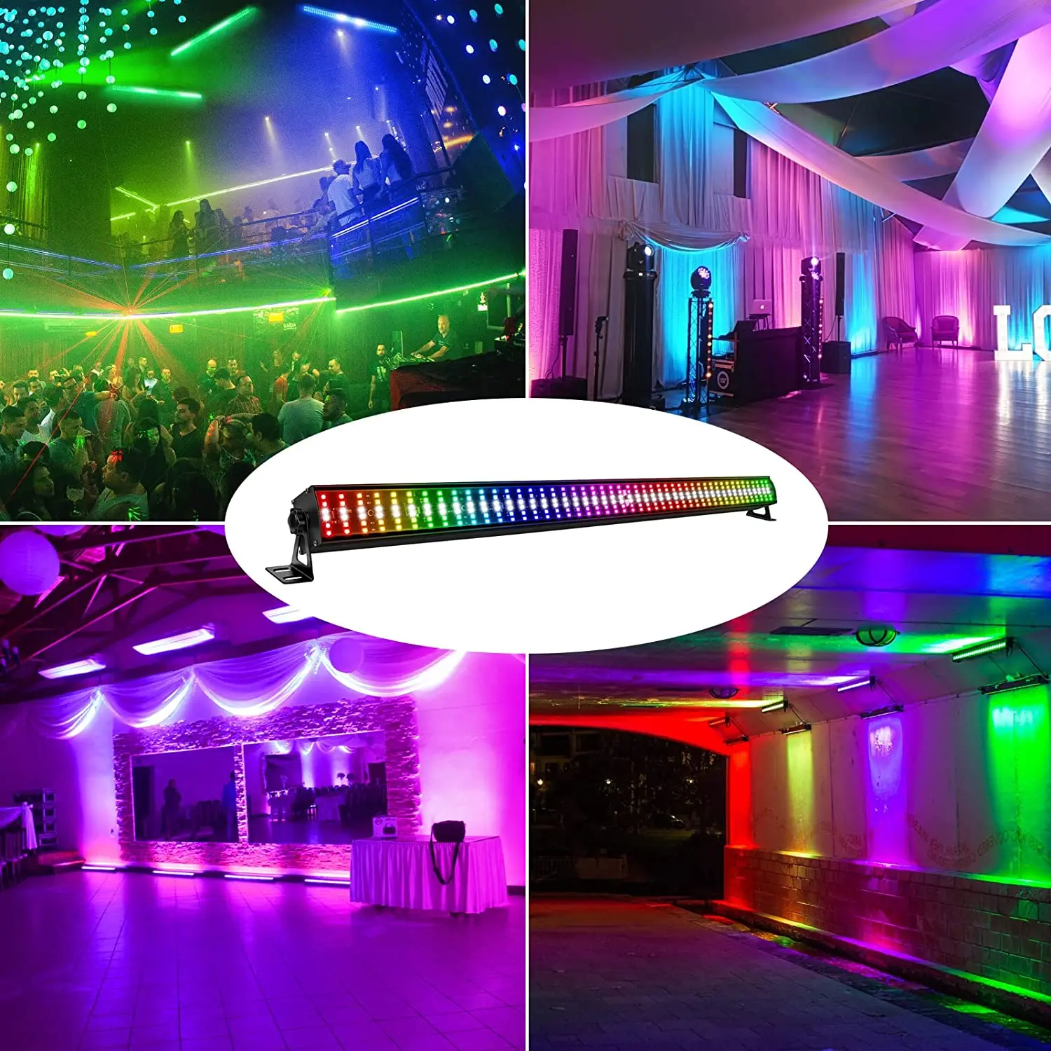 Ppsk 288led 100 Вт RGBW 4 в 1 DJ стробоскоп с эффектом погоня для освещения сцены