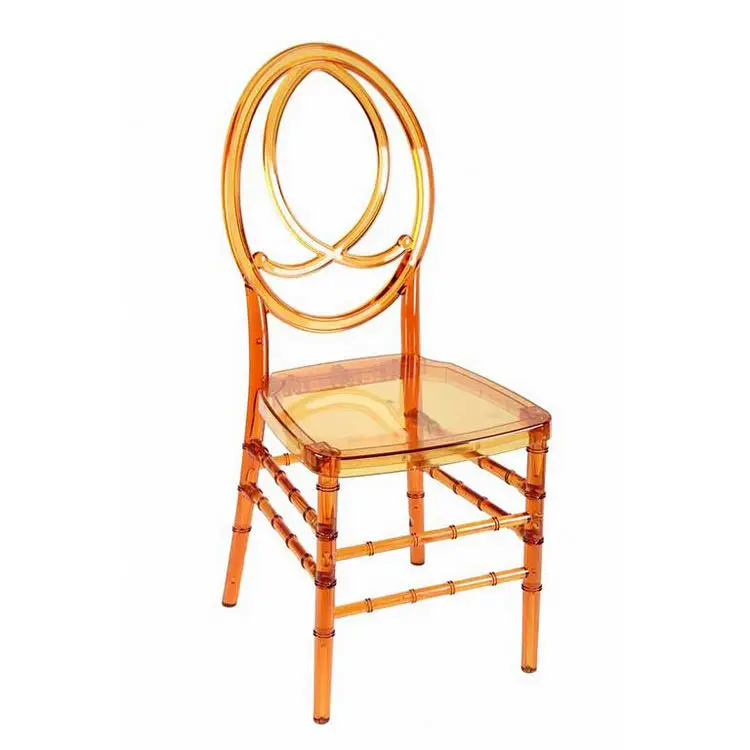 French Crystal Clear Plastic Tiffany Resin Chair Chiavari Event Rental Acrylic Ghost Wedding Chairs