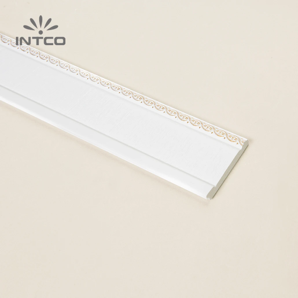 INTCO Home Decorative PS Waterproof Easy Install Flooring Skirting Board baseboard molding