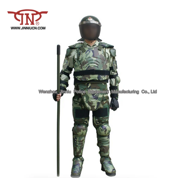 Flame resistant policia riot suit full protection armor suit body tactical armor gear