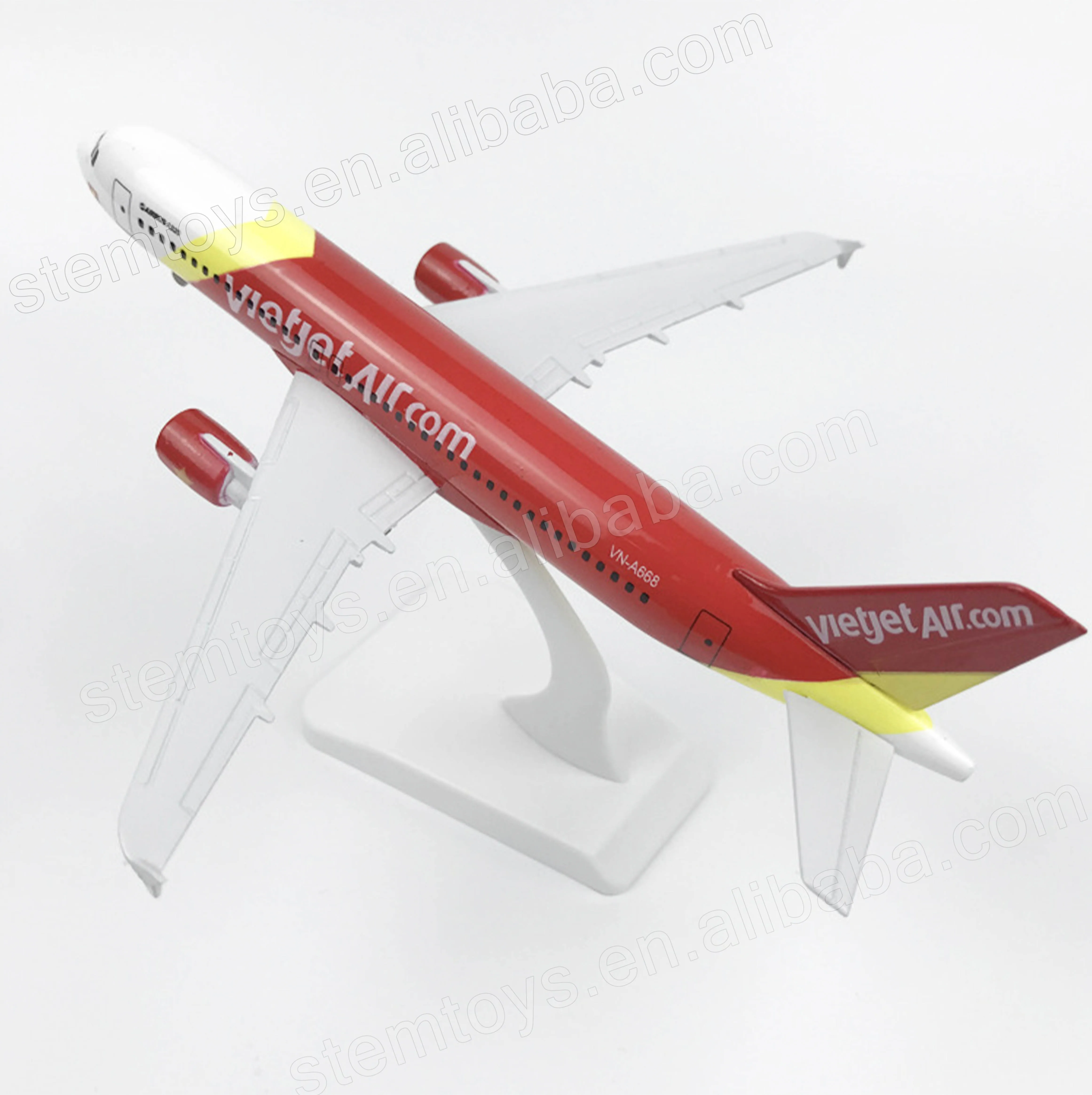 20cm Alloy Metal Aircraft Model Vietnam Airlines VietJet Air Airbus A320 Plane Model for Aviation Gift