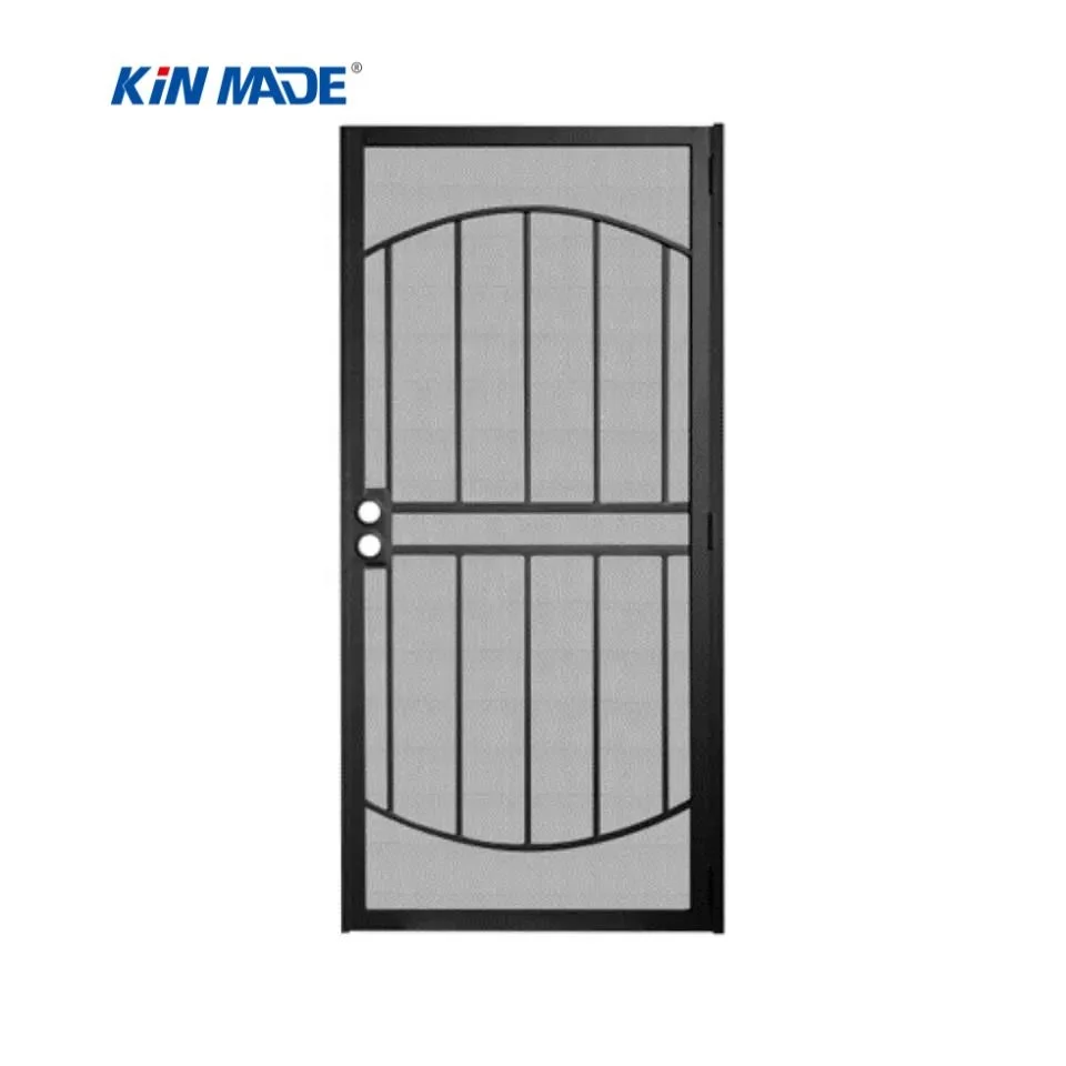 Metal Doors Exterior Steel Decorative Wrought Iron Metal Custom Steel Security Screen Door