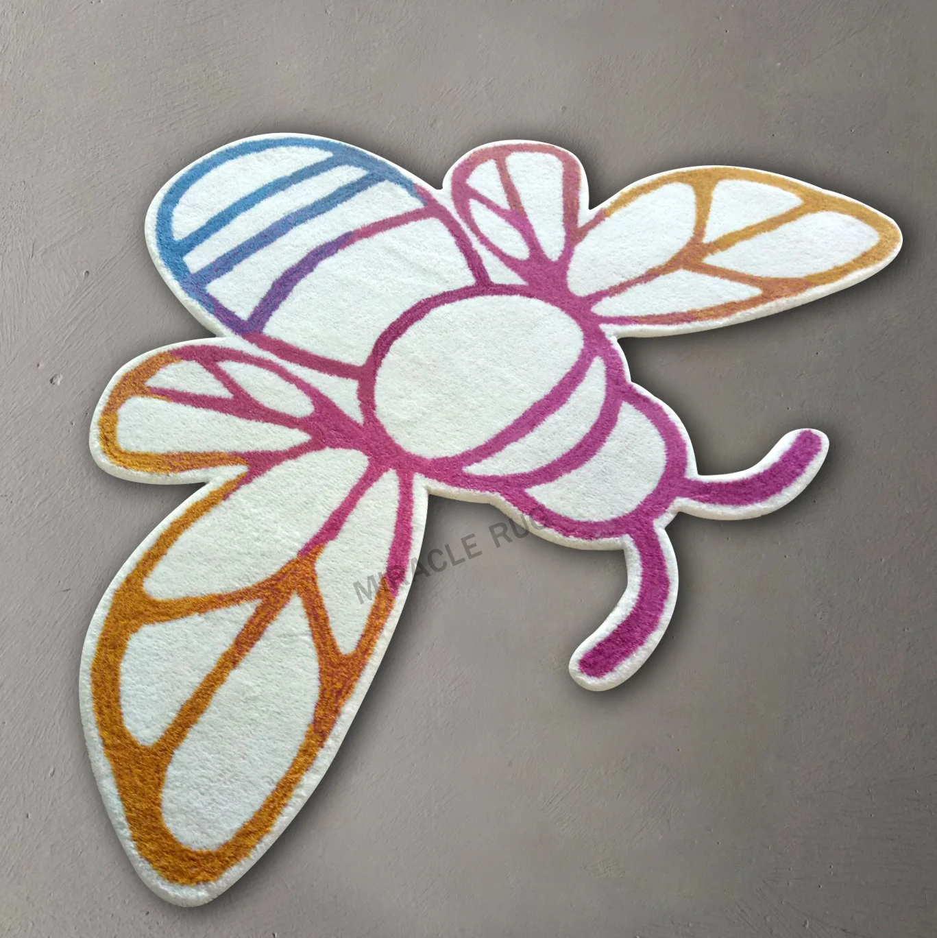 Bulk Trending Novelty Cartoon Rugs Wholesale Children Carpet Grey Tufted Custom Rugs