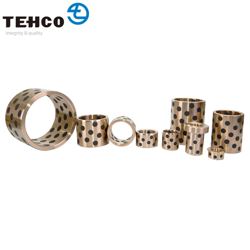 TEHCO China Factory Price High Quality Sliding Cast Bronze Graphite Bush Washer
