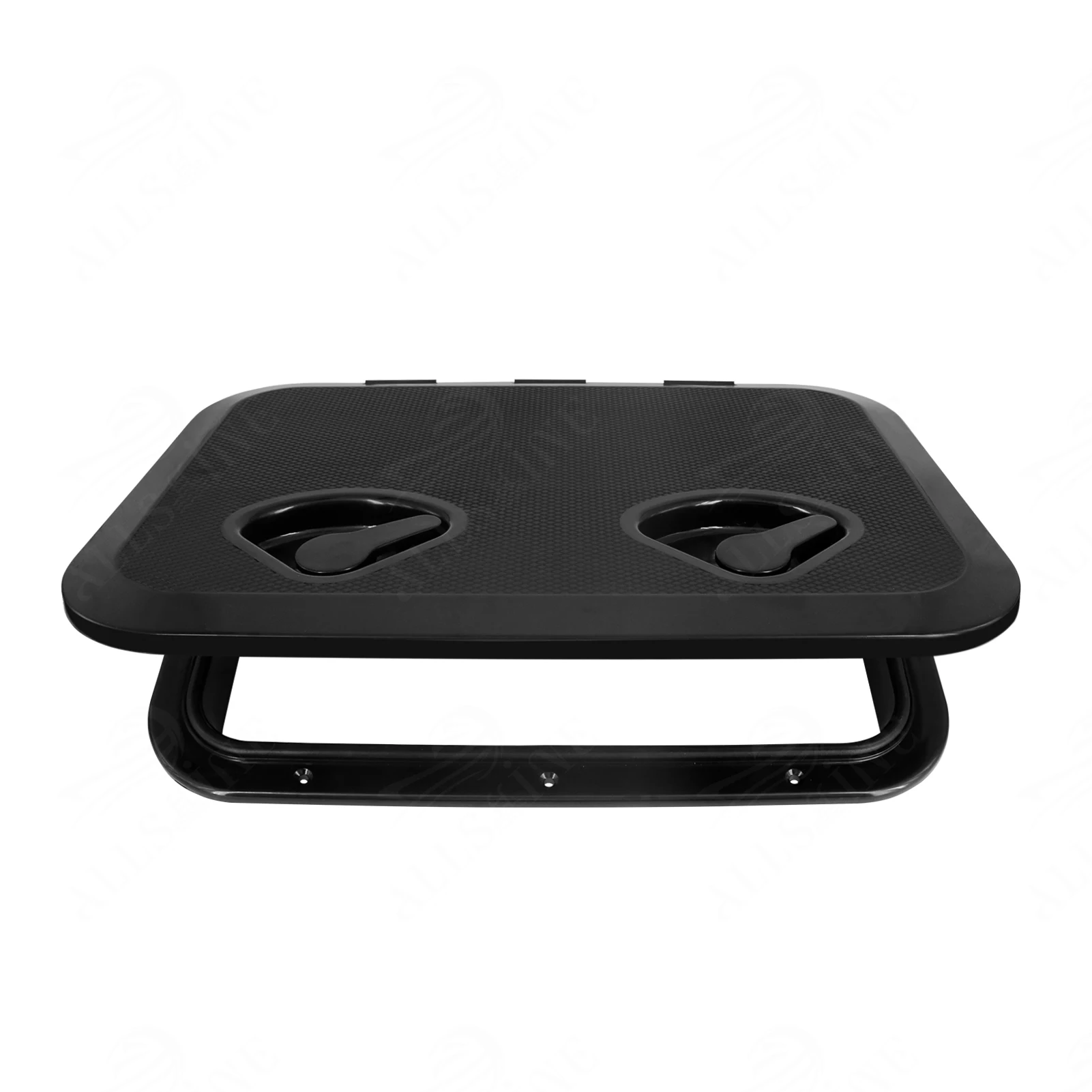 Allshine Marine Boat parts Hatch Deck Plate small Black Square hatch cover for Marine Boat