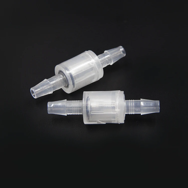 3/16 дюйма ПП пластиковый пружинный невозвратный клапан