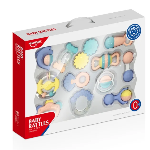 infant toy  baby rattle cute shaking hand baby educational bells set