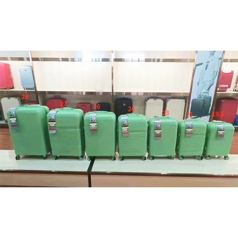 Travel Essentials Good Quality 7 Piece Light Weight Travelling Bags Luggage Trolley Set Suitcase