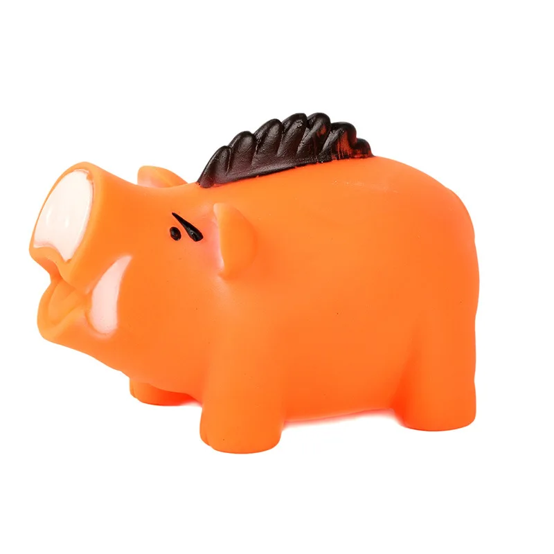 Wholesale Price Plastic Boar Pig Squeak Durable Chew Toy Cute Pet Interactive Toy For Dogs Good Quality Pet Toys