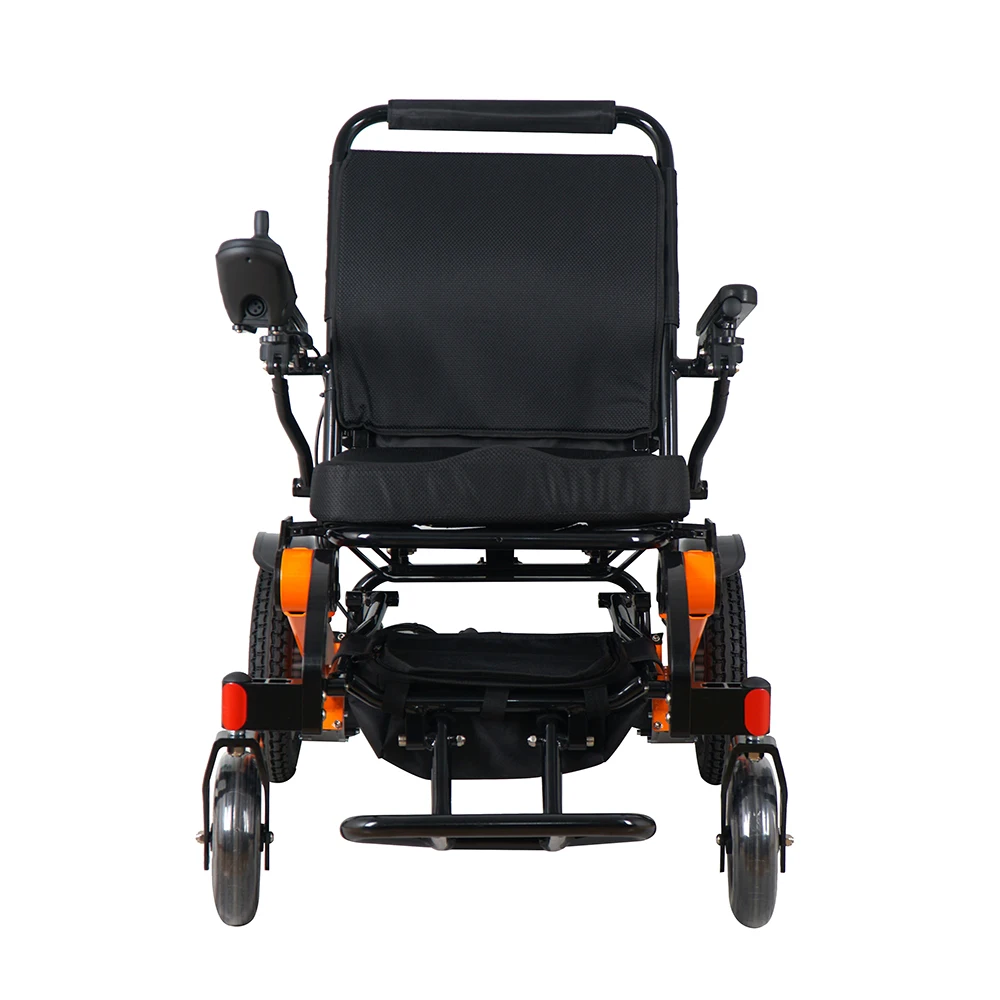 Intelligent electromagnetic brake all terrain heavy electric wheelchair for disabled people