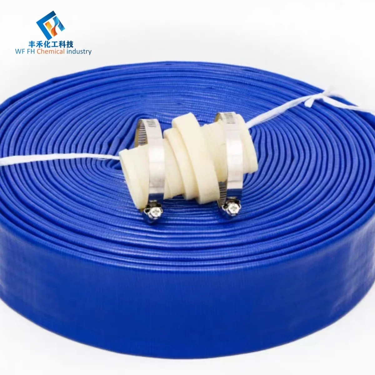 Irrigation 1 2 3 6 8 10 12 Inch Collapsible Blue High Pressure Heavy Duty Vinyl Pvc Lay Flat Water Pump Pool Discharge Hose