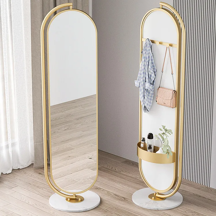 Large wholesale floor standing dressing wall decor framed mirror for living room