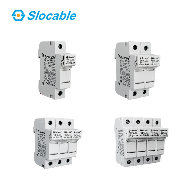 10x38 мм 1500 В TUV CE Солнечный PV DC Термопредохранитель и держатель предохранителя