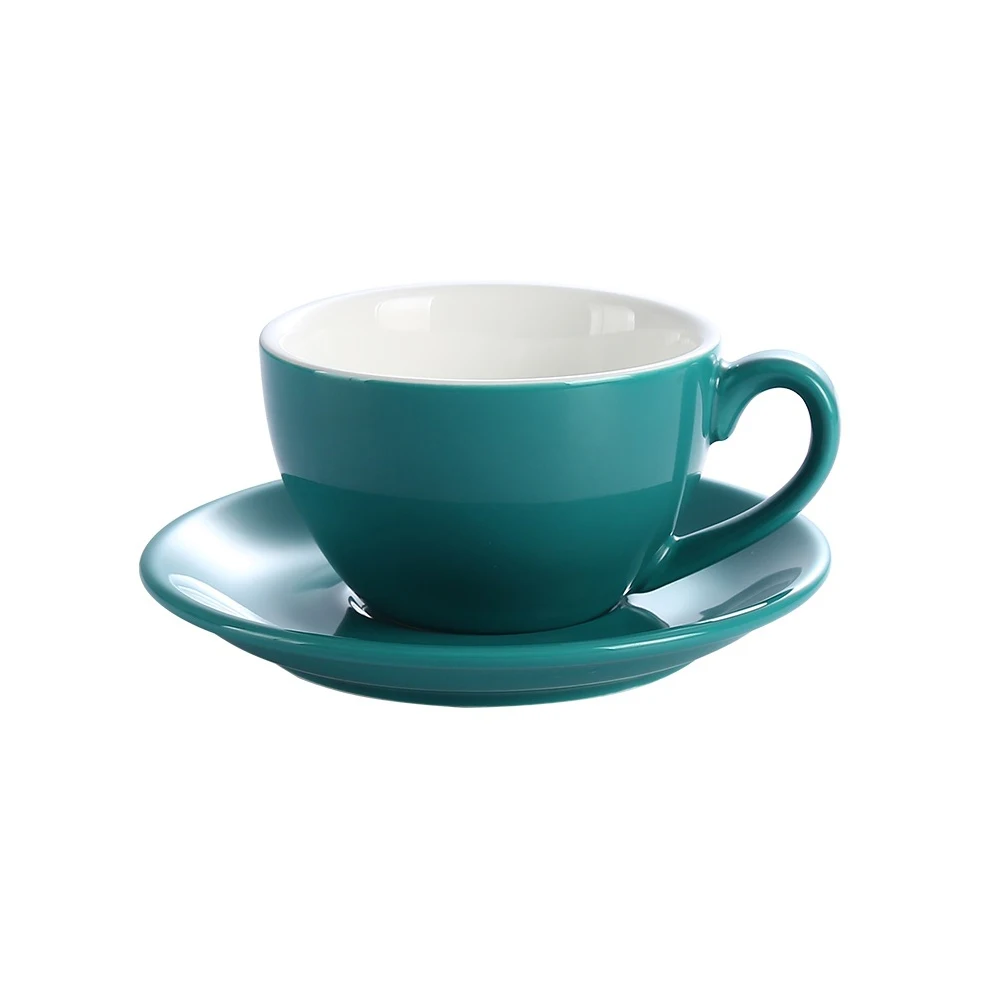 Оптовая продажа современные керамические наборы кофейных чашек и блюдец рекламная кофейная чашка керамический фарфоровый набор для кофе чая