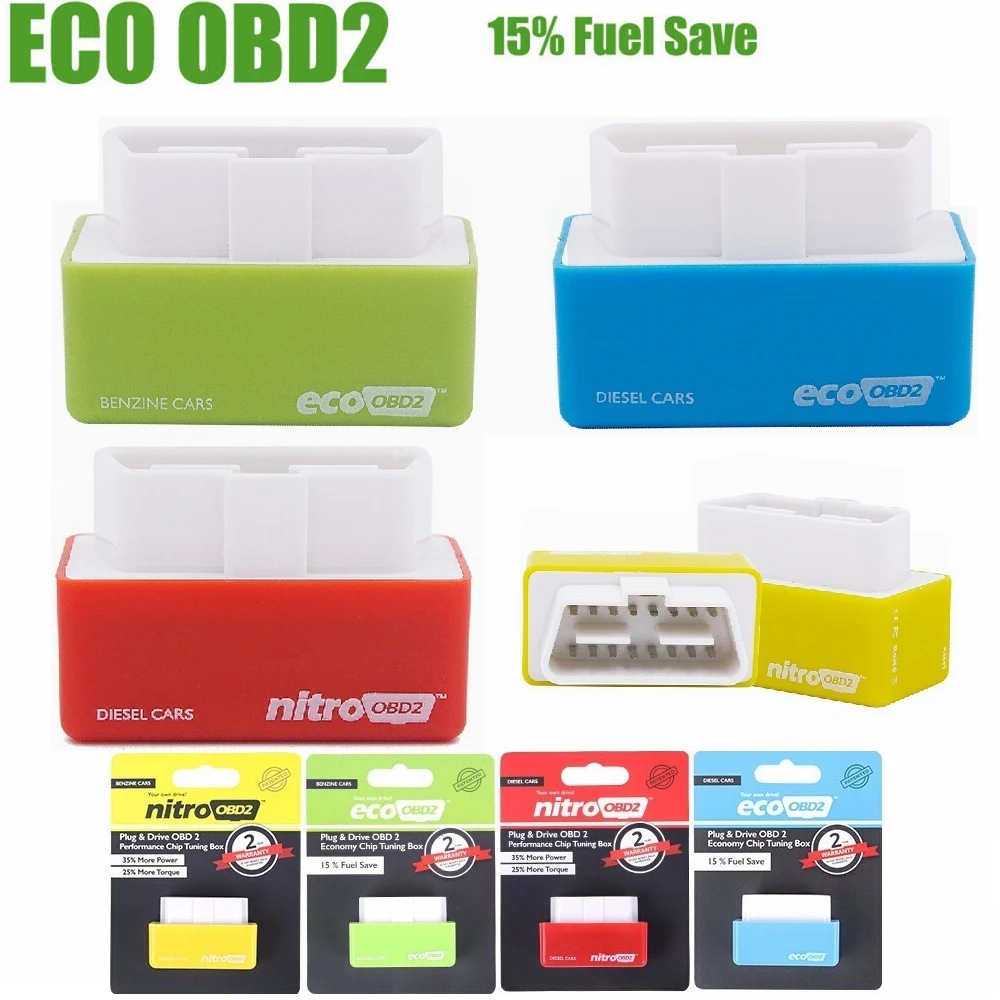 Eco Nitro OBD2 ECOOBD чип тюнинг коробка бензин дизель EcoOBD2 экономия топлива нитроobd2 более мощный супер OBD 2 сброс кнопки