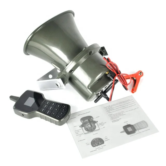 New Hunting MP3 Bird Caller Decoy Sound Player Speaker Predator 60W   with remote control CP590