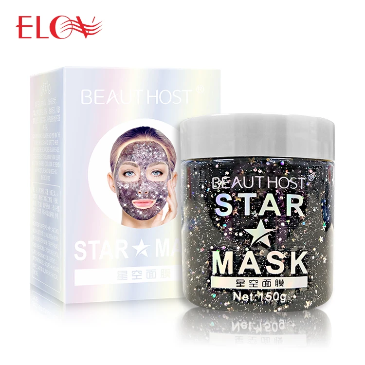 Firming Moisturizer Deep Cleaning Face Glitter Star Peel-off mask