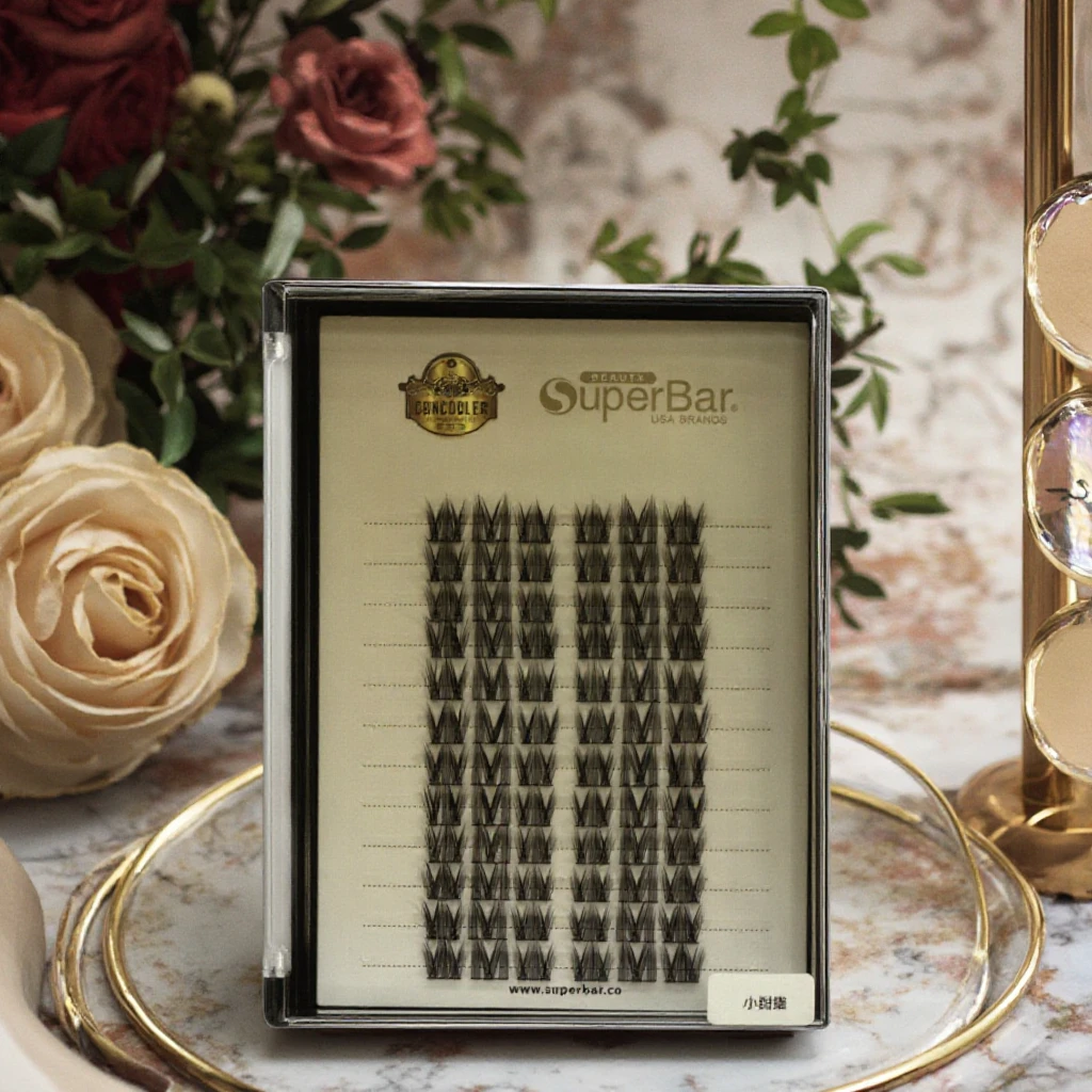 Handmade DIY Eyelash Extension Kit Colorful 0.07mm Mink Fur BC Mix Fiber CC CD Synthetic False Eyelashes Wholesale Fans Model