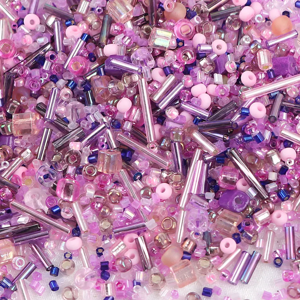 32 Colours High Quality Delica Bugle Glass Seed Beads Mix Randomly Colors And Size DIY Jewelry Beading Accessories