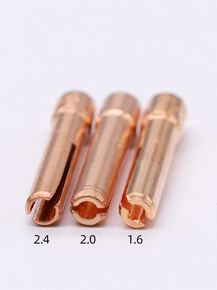 Copper Welding Consumables Wp9 Collet Body Tig Torch Spare Parts 13n20 13n21 13n22