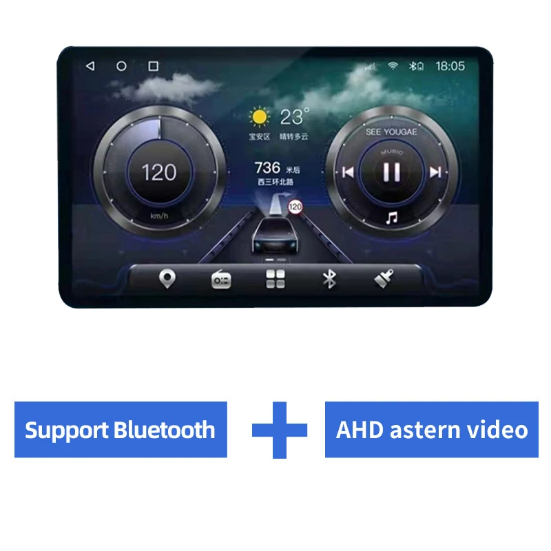 DW 4754 10 Inch AHD Double Din Screen Android Car Wifi Radio Carplay Dsp Gps Navigation Android Player Car Stereo System